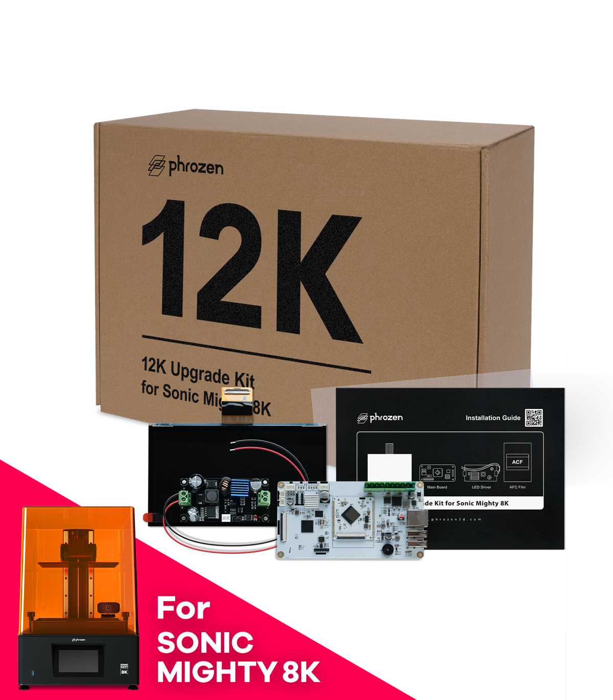 Phrozen 12K LCD Upgrade Kit Sonic Mighty 8K